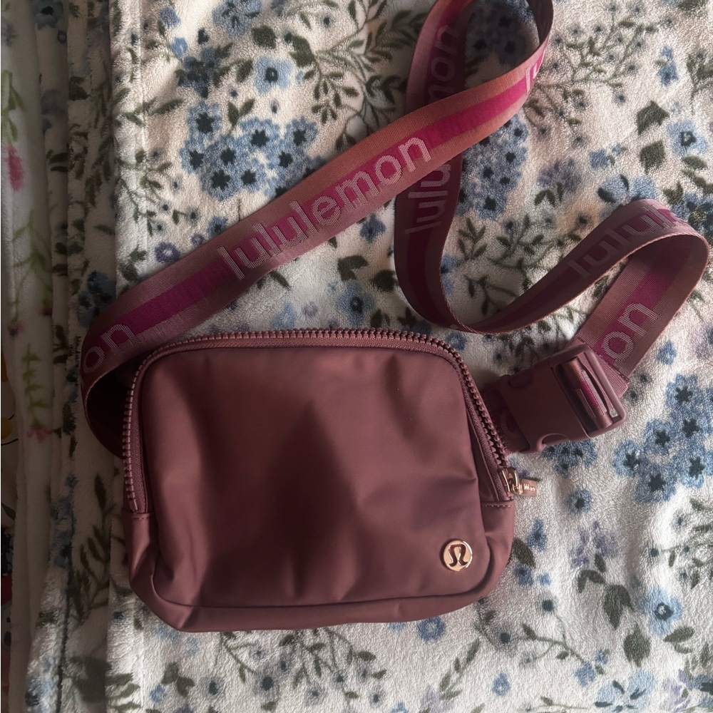 Lululemon Athletica Burgundy Crossbody Bag